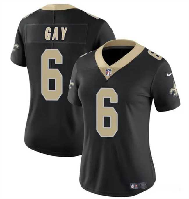 Women's New Orleans Saints #6 Willie Gay Black Vapor Football Stitched Limited Jersey Dzhi,We sell and wholesale Women's New Orleans Saints #6 Willie Gay Black Vapor Football Stitched Limited Jersey Dzhi on line form chian!